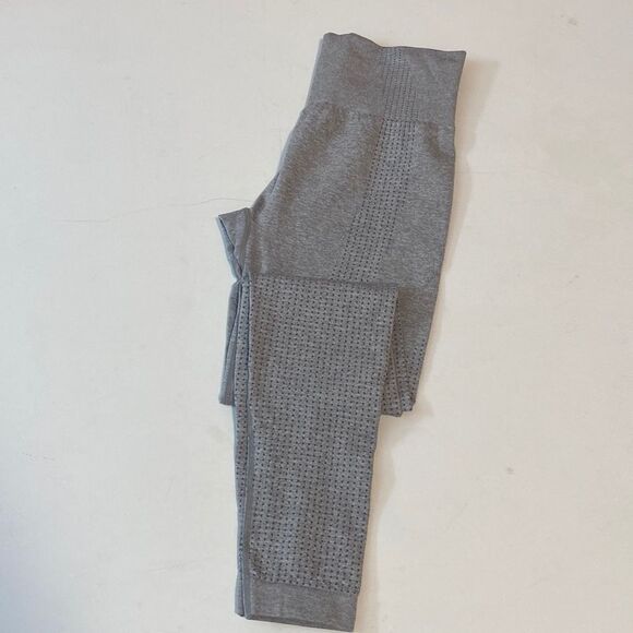 YK Grey Seamless Leggings - Picture 1 of 4